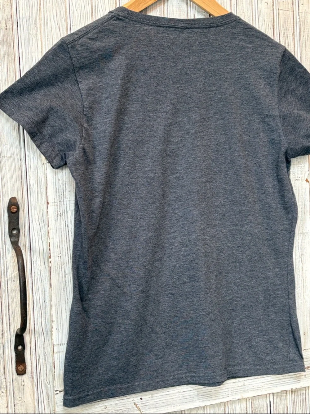 Vintage 1968 Graphic T-Shirt Charcoal Pit to Pit 19 - Picture 6 of 6